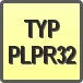 Piktogram - Typ: PLPR32